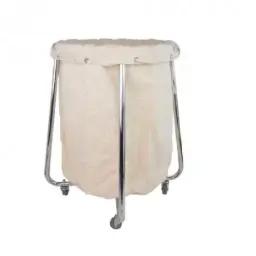 Carro para Ropa Sucia,  Estructura Inoxidable 201