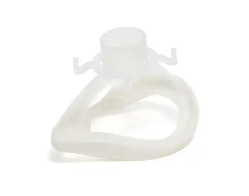 Mascarilla de anestesia Clearlite tamaño #2 pediatrica 22F color blanco caja con 25 pzas