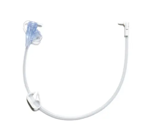 Juego de extensión para alimentación continua MIC-KEY 30 cm con conector angulo recto Secur-Lok