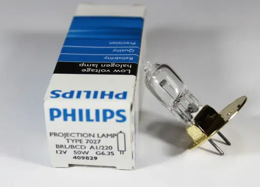 Bombilla halógena tipo 7027 12 V 50W para proyector ACP1000/ACP1500
