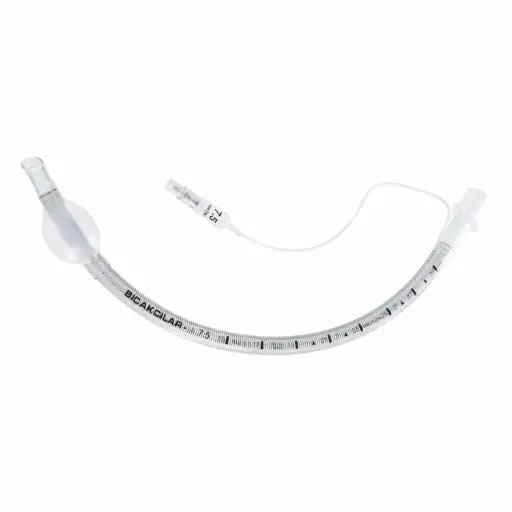 Tubo endotraqueal con globo y alma de acero tipo Murphy
