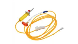 Equipo de infusion resistente a la luz GP Series 250 cm con filtro 15 µm paq c/80u.