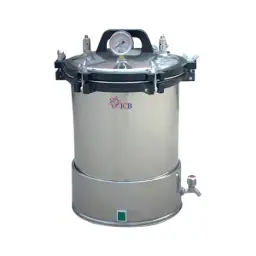 Autoclave vertical de vapor 18 litros en acero inoxidable