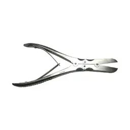 Fórceps Ruskin para cortar huesos angulada 19cm