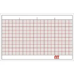 Papel para ECG  Rollo de 6cm x 30m graficado en rojo para Cardioline Delta-1 paq. c/10 rollos