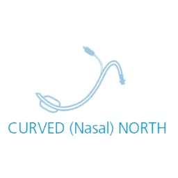 Tubo endotraqueal con globo nasal, curvado al norte paq. c/10 piezas