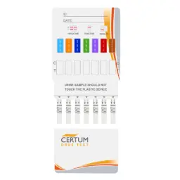Panel de 7 parametros (AMP/COC/THC/MET/OPI/FYL/MPD) Caja c/25u