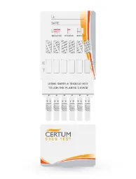 Prueba antidoping 6 drogas en Panel COC/AMP/MET/OPI/THC/FYL Caja c/25u
