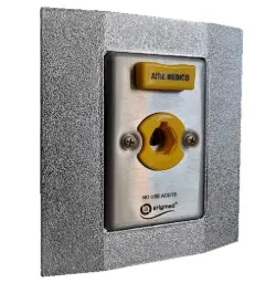 Toma de pared para aire tipo Puritan Bennet serie INOX