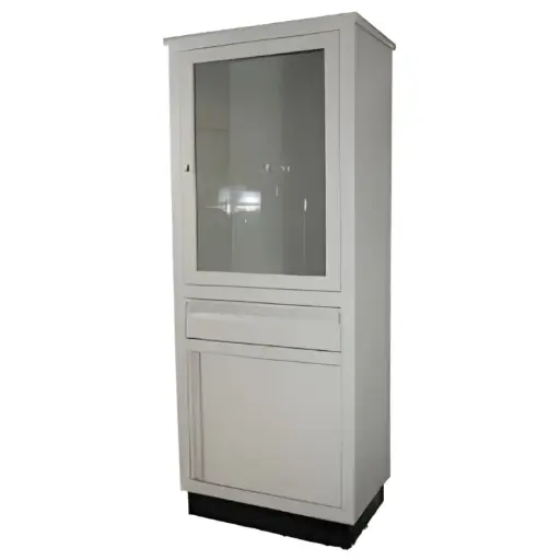 Vitrina mod. futuro de acero inoxidable cal. 20