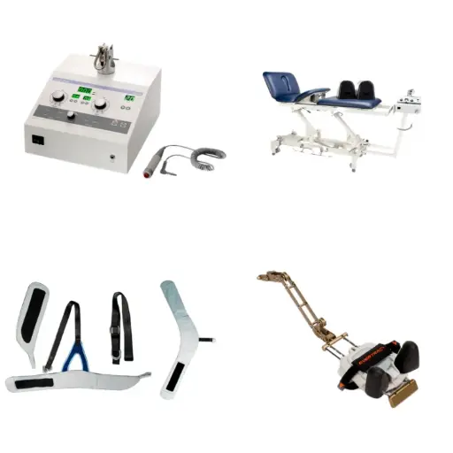 Mesa de traccion cervical/toracica/lumbar con accesorios