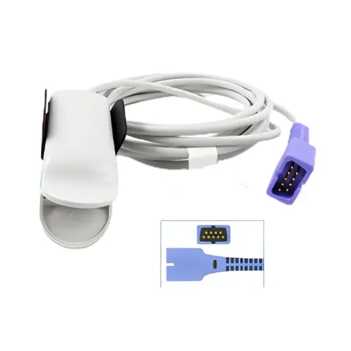 SPO2 Reusable adulto de 3m, clip compatible con Nellcor Oximax DB9