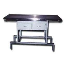 Mesa veterinaria de exploración de 2 cajones y 2 puertas 90x143x52cm 