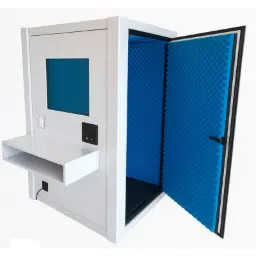 Cabina sonoamortiguada Mod. Silent Junior 100 x 100 x 180 cm 