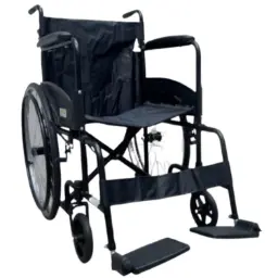 Silla de ruedas 18" fija/desmontable de acero