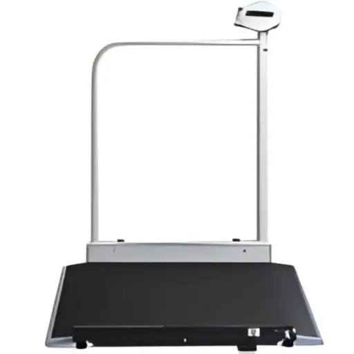 Bascula electronica 676 para silla de ruedas con software, impresora y computadora