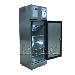 Refrigerador para biologicos de acero inoxidable con puerta solida 