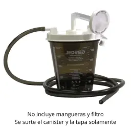 Frasco para succion (aspirador) con tapa