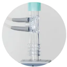 Sensor de flujo proximal de bajo flujo con conector tipo CC para Luft5, máquina de anestesia y PR5
