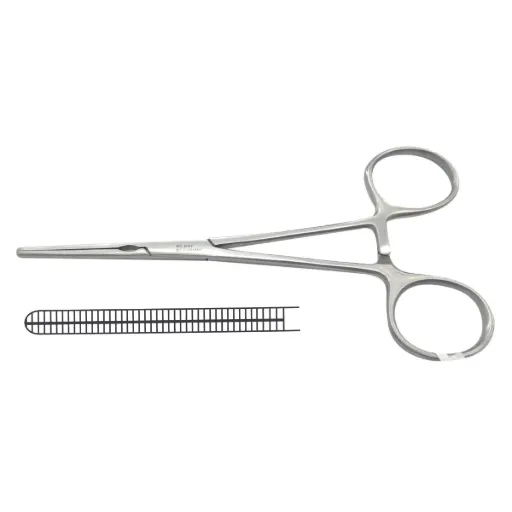 Pinza DeBakey Recta 14 cms PREMIUM Acero Alemán