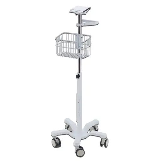 Base rodable para monitor y electrocardiografo