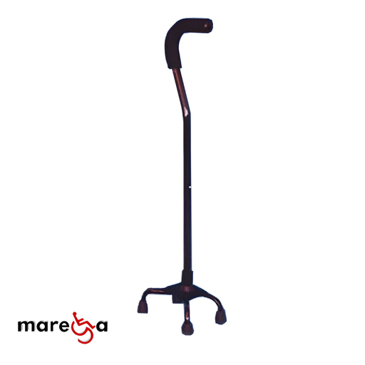 Baston de 4 apoyos con Extension Tipo Cuello de Ganso