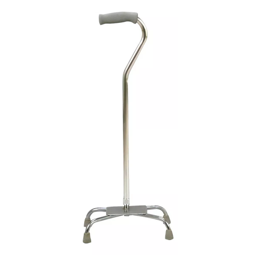 [MOB-ECL091S] Baston de Aluminio de 4 Apoyos Color Plata