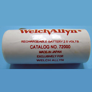 Bateria recargable 2.5V color roja