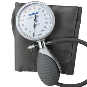 [MES-HS-201Q1-C2V1] Baumanometro aneroide tipo palma color azul