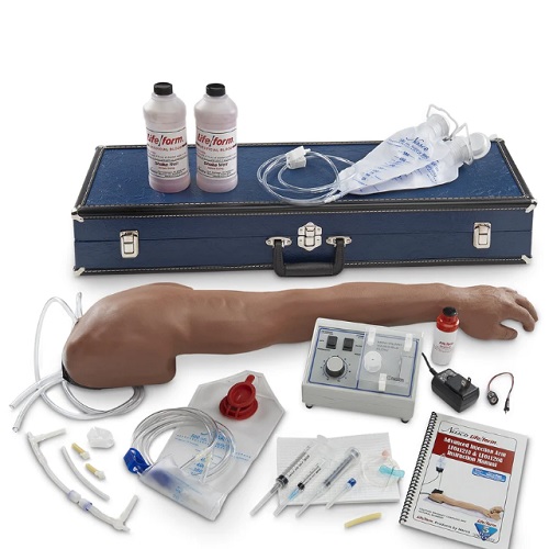 [NAS-LF00688   ] Brazo avanzado de venopunción e inyección Life/form con bomba de circulación de brazo intravenoso - Mediano