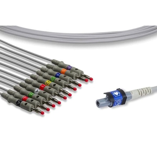 Cable de paciente 10 puntas tipo banana para ECG en reposo (SE-PRO-600 (ultimas piezas)