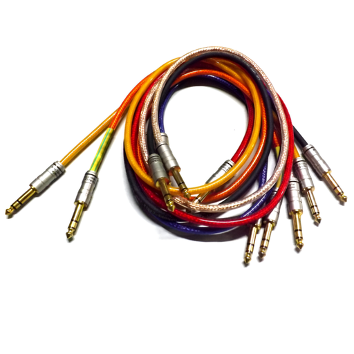 [NIY-CBL-06] Cables Blindados para Conexion de Cabina a Audiometro, Juego de 6 Piezas