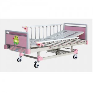 [BAM-CMP-5P] Cama pediátrica mecánica de 5 posiciones (colores rosa y azul)