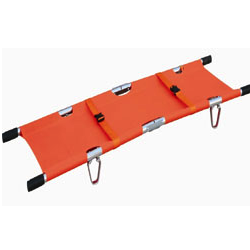 [XIE-YXH-1F1] Camilla plegable lateral y transversalmente de aluminio C50 color naranja