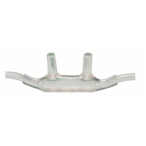 [WES-0556] Canula nasal para oxigeno adulto siliconizada de 2.1 mts caja c/50 piezas