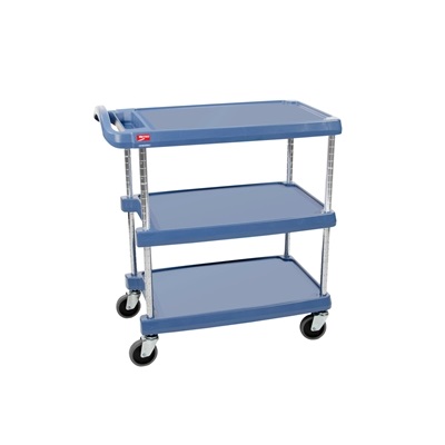 Carro utilitario con 3 repisas mod. My cart medidas 59.51x87.31x90 cm color azul