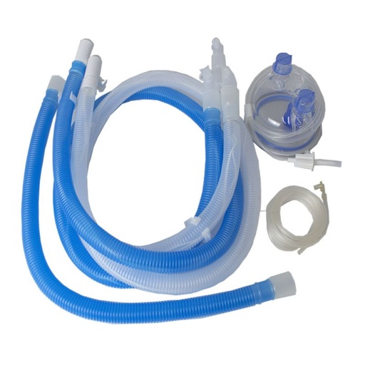 [RSP-VA421324] Circuito para ventilador adulto con cable calefactor en las vías inspiratorias y espiratorias unidad individual