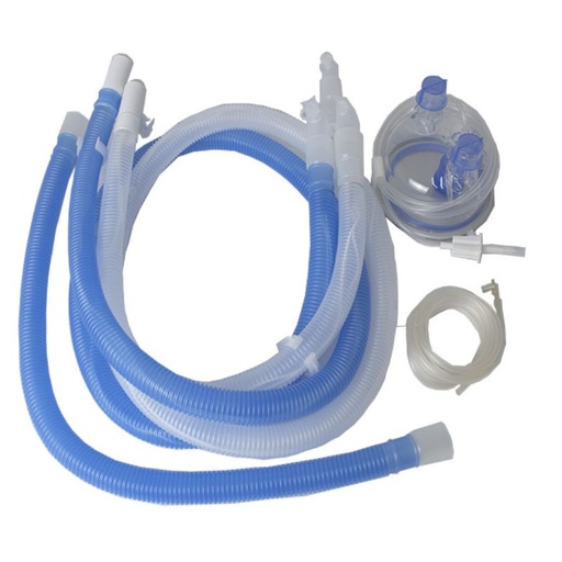 [RSP-VA422324] Circuito para ventilador infantil con cable calefactor en las vías inspiratorias y espiratorias unidad individual