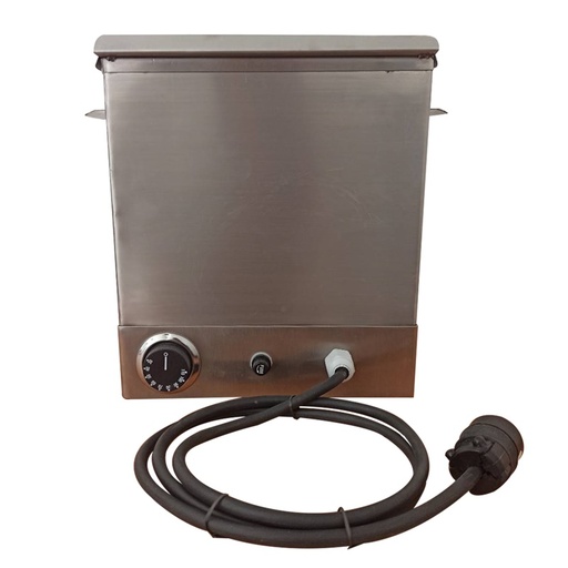 [TMR-MS057] Compresero caliente de acero inoxidable para 6 compresas (compresas incluidas)