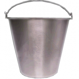 Cubeta para hospital de 12 lts de acero inoxidable