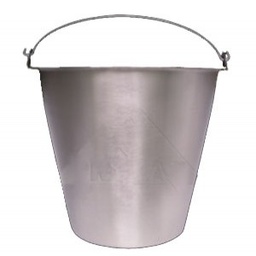 Cubeta para hospital de 20 lts de acero inoxidable
