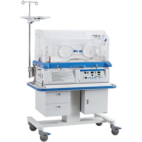 [NUC-NK-C500] Cuna térmica de calor radiante con fototerapia, pantalla LCD 8" con bascula
