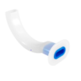 [RSP-CP656005] Cánula de Guedel (orofaríngea) AZUL No. 0 (50 mm) caja con 50 pzas