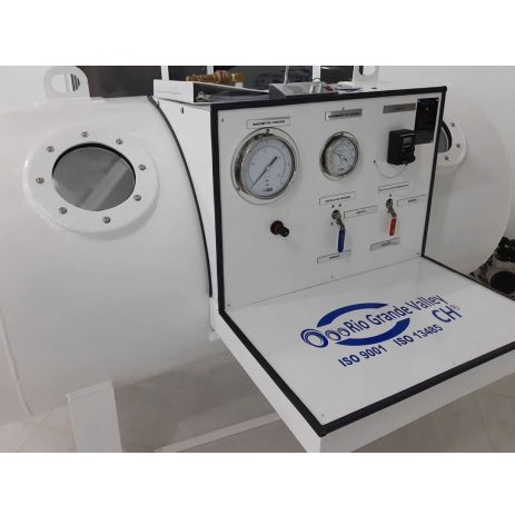 [RGV-VG-120] Cámara hiperbárica tipo monoplaza (1 paciente) mod. VG-120 compresor libre de aceite 4 HP