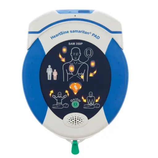 Desfibrilador HeartSine samaritan PAD 350P con paquete para aviación TSO-C142a