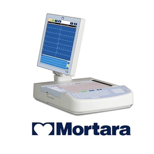 Electrocardiografo de 12 canales mod. ELI380 MORTARA pantalla tactil 17" a color