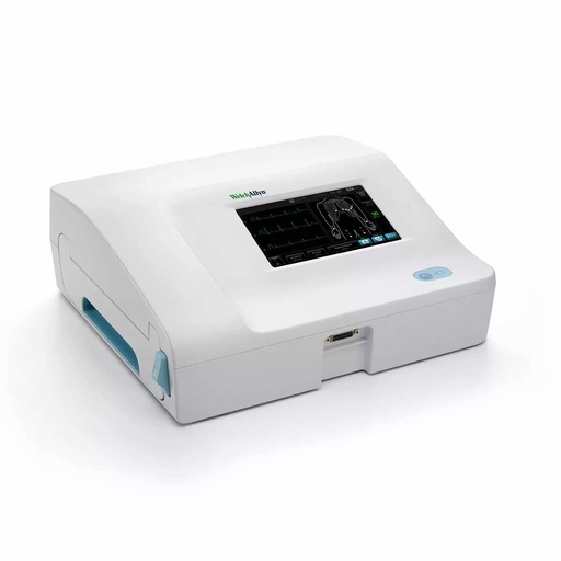 Electrocardiografo de 12 canales mod. CP150 pantalla tactil 7" a color con electrodos reusables