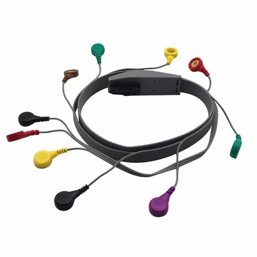 Cable para paciente de 10 puntas con conexiones tipo Snap