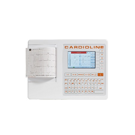 Electrocardiografo de 6 canales Serie 100S mod. 80509295 pantalla LCD 4.3" a color