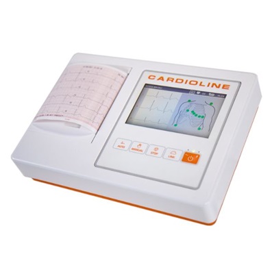 Electrocardiografo serie 100L mod. 80509797 6 canales pantalla tactil 5" a color